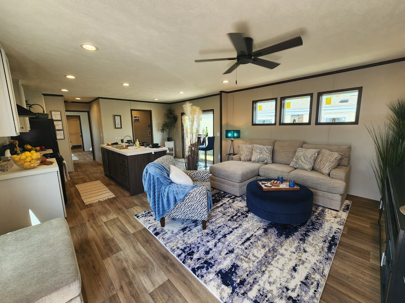 Open concept living area