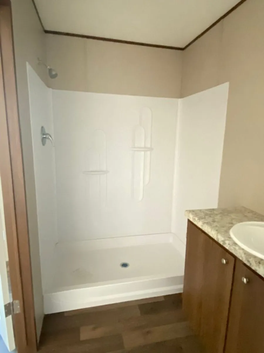 Separate walk-in shower!