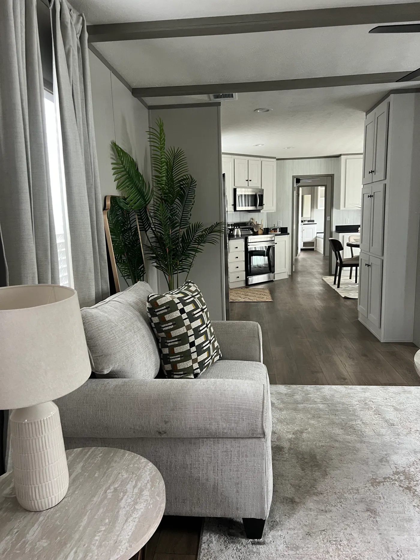 Manufacture Clayton Home Single wide 3bedrooms 2baths Living room 