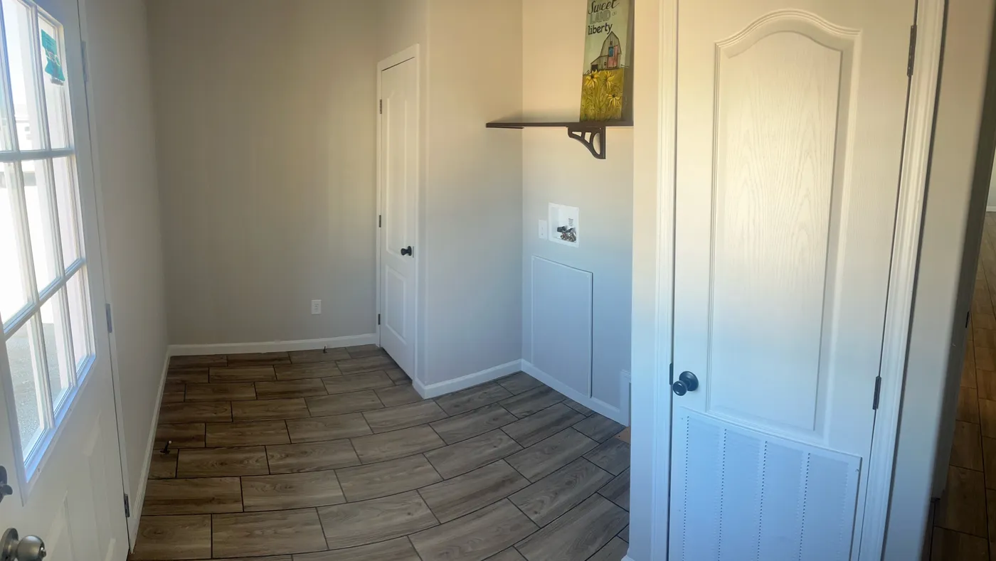 Utility Room features Shelf  Over Washer & Dryer / Large Area in Utility Rooms.