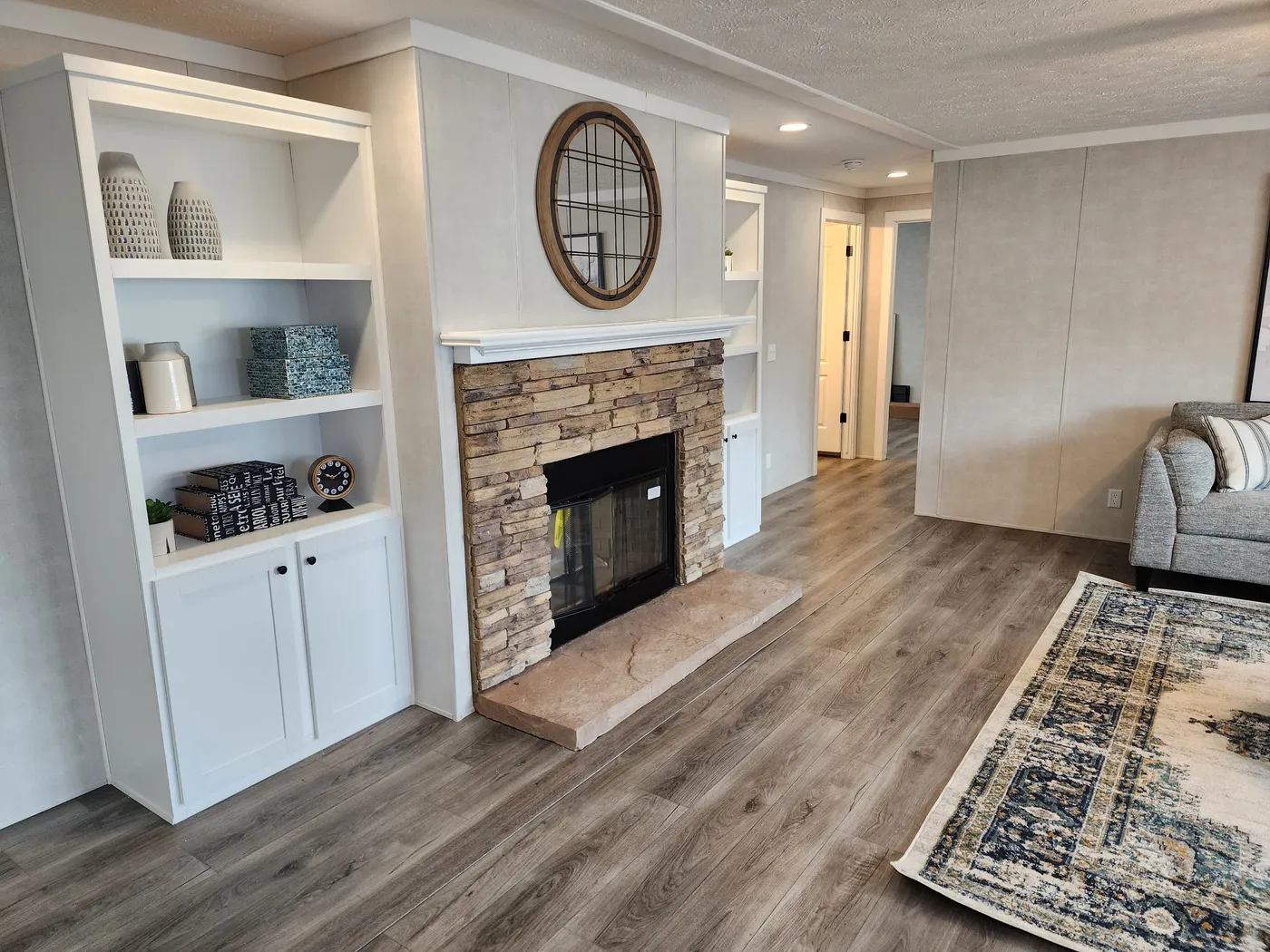 Wood Burning Fireplace