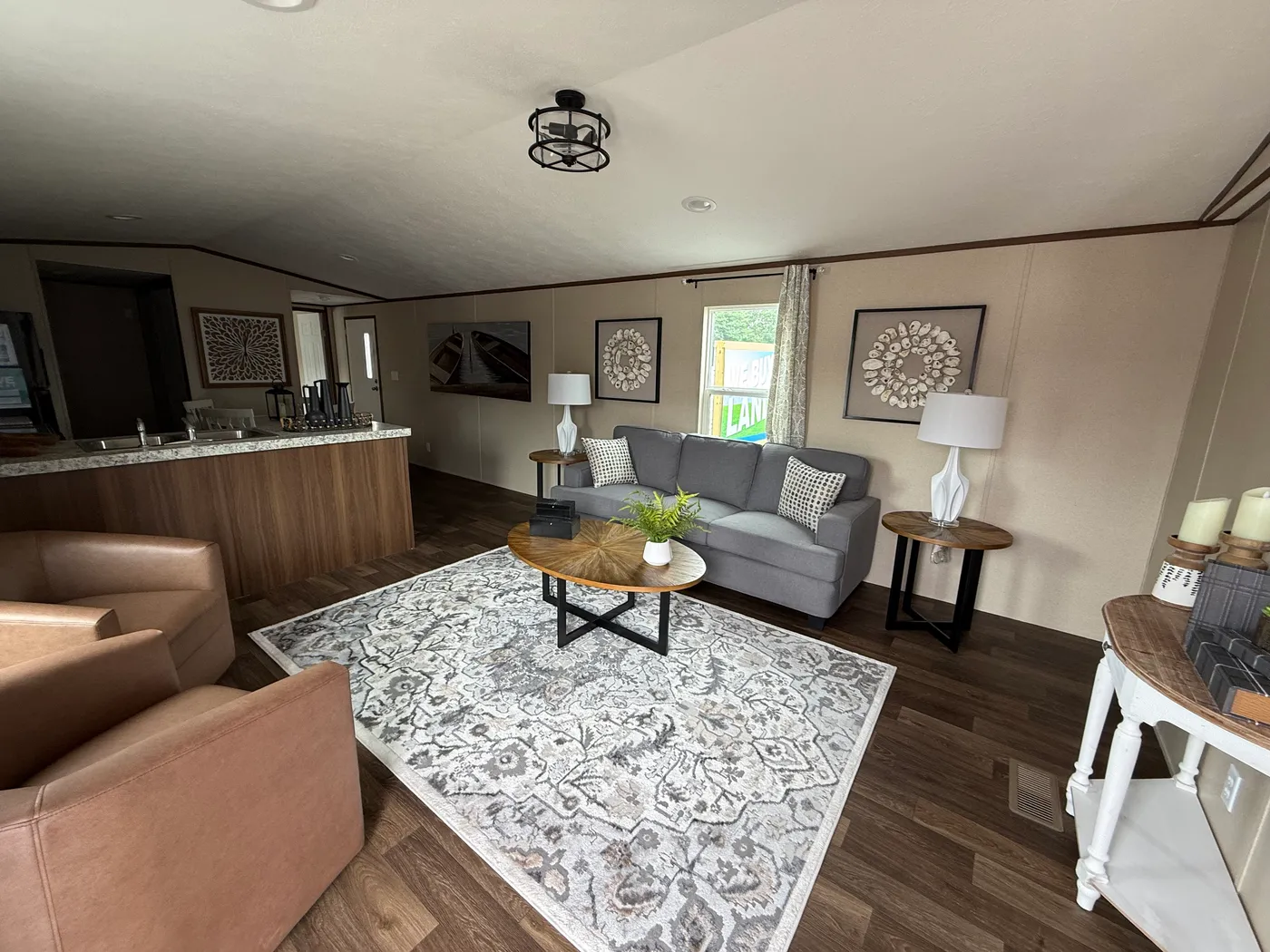 Spacious living room.