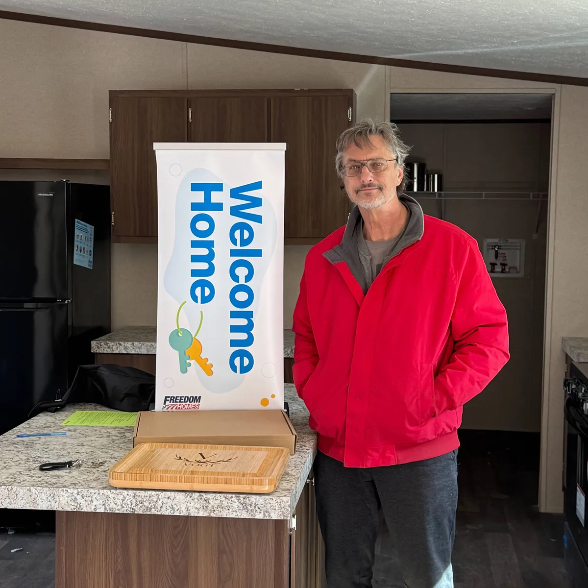 STEPHEN V. welcome home image