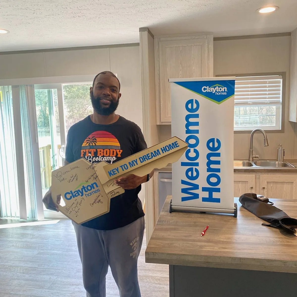 Carlton P. welcome home image