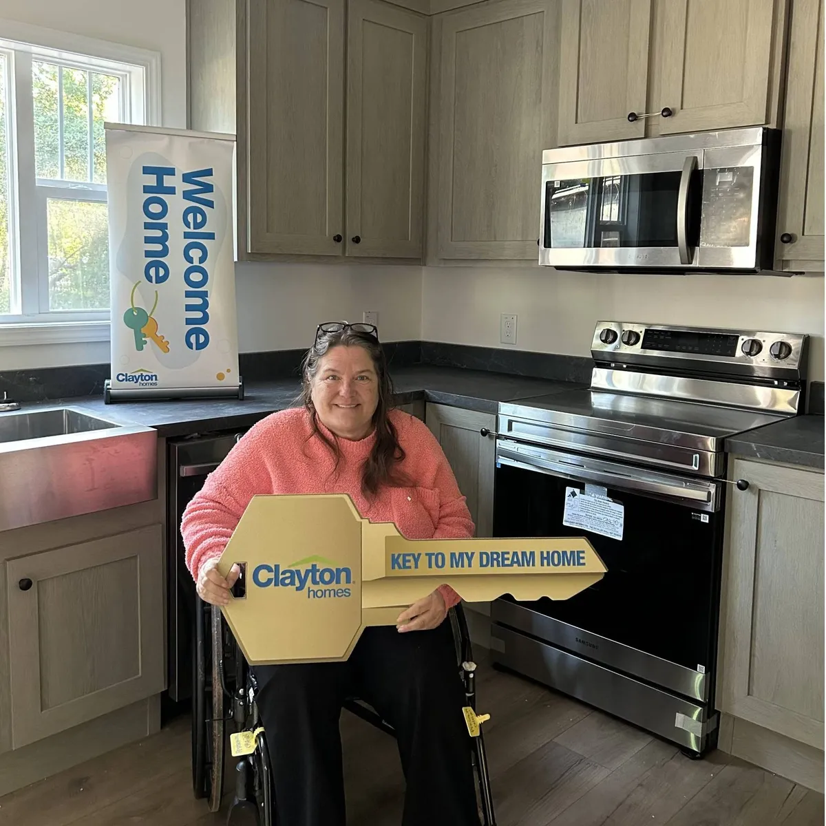 ANGELA D. welcome home image