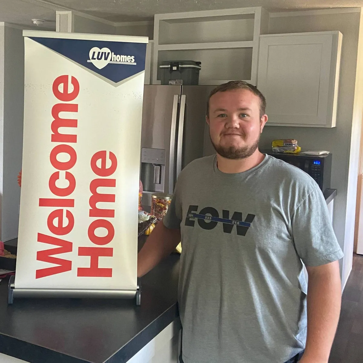 Cody H. welcome home image