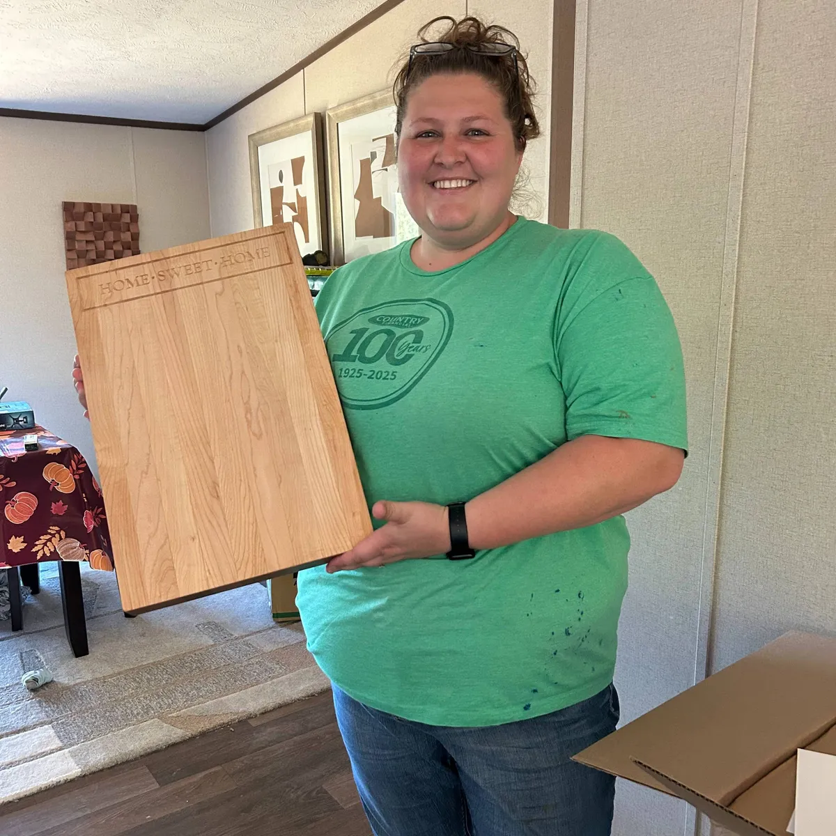 Johnny B. welcome home image