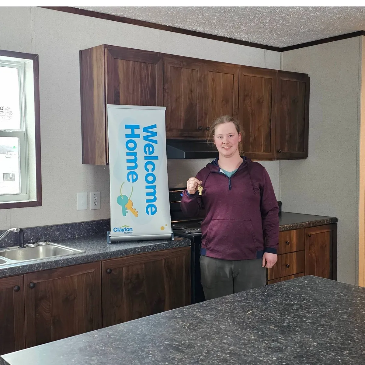 CALVIN B. welcome home image