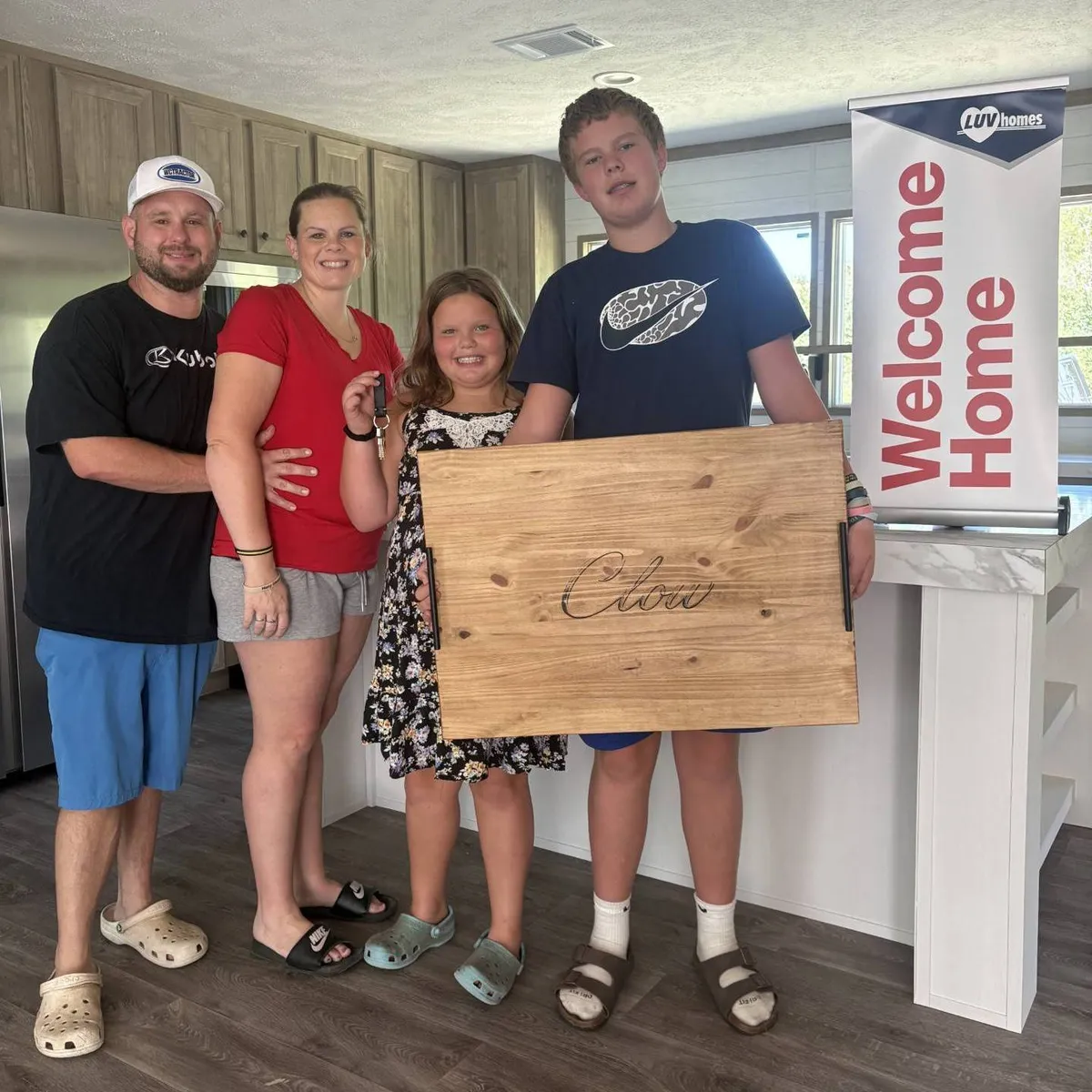 Clinten Tye C. welcome home image