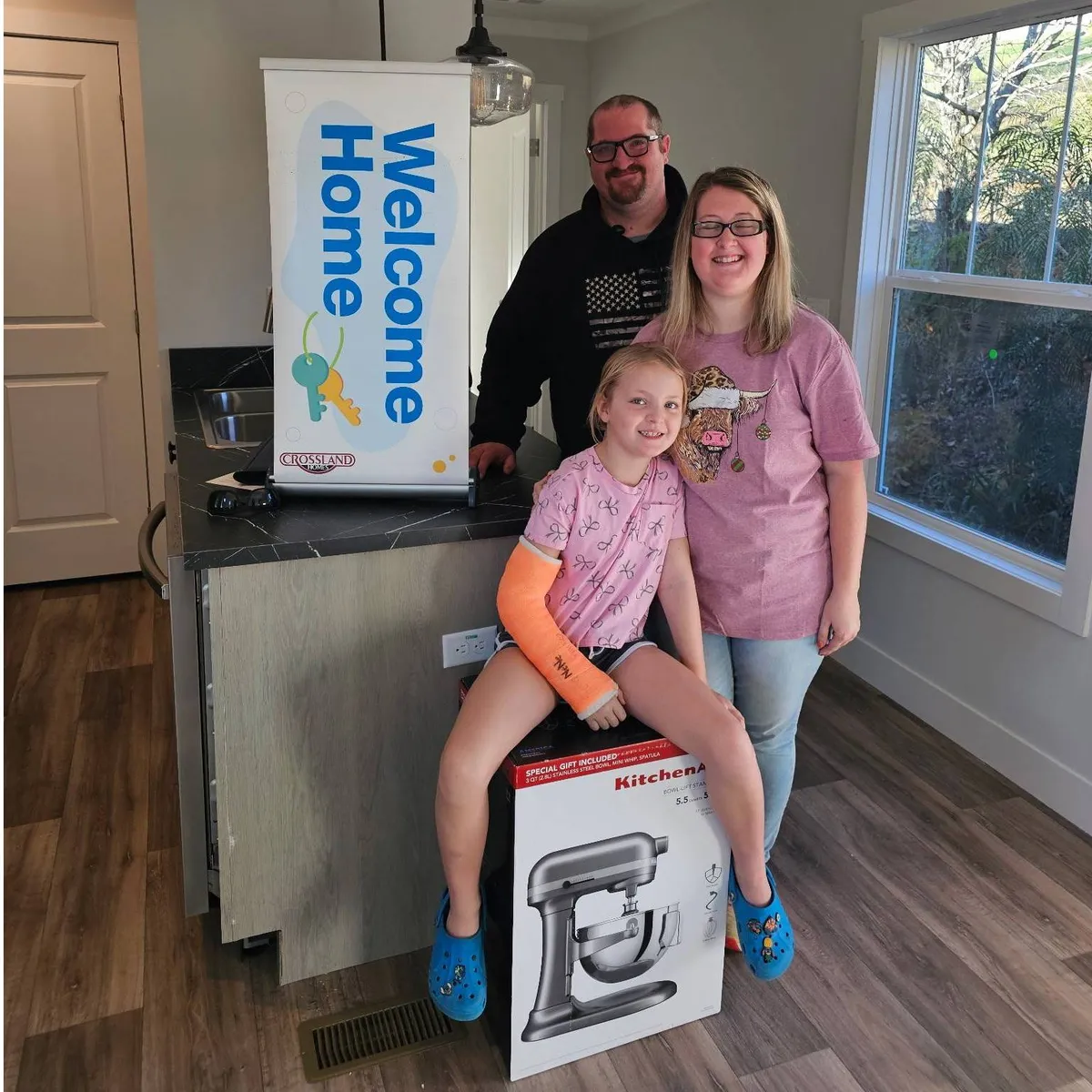 CALVIN R. welcome home image