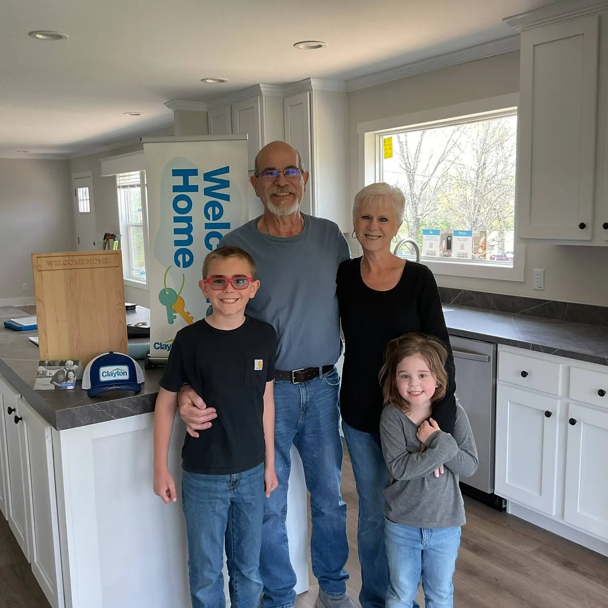 Edward E. welcome home image