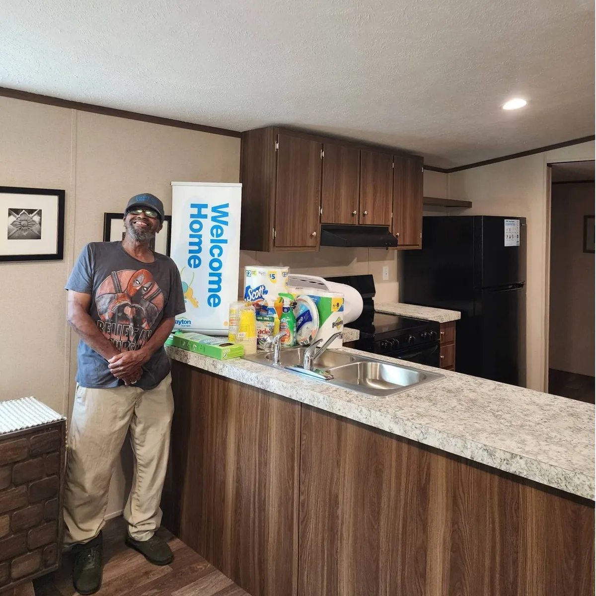 Lonnie B. welcome home image