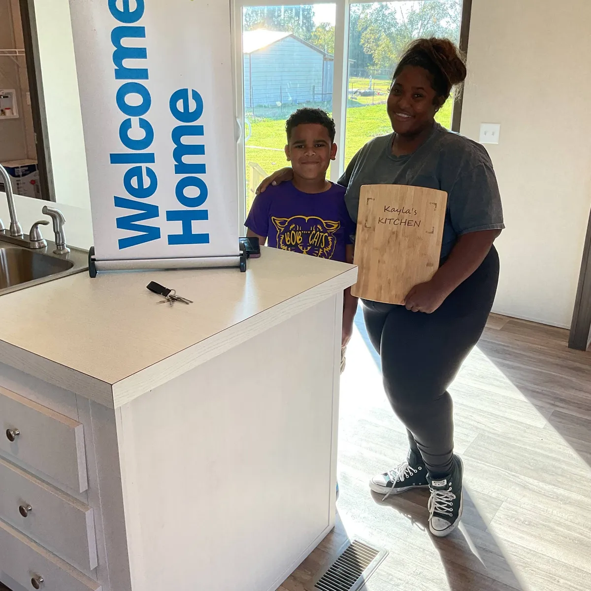 KAYLA C. welcome home image