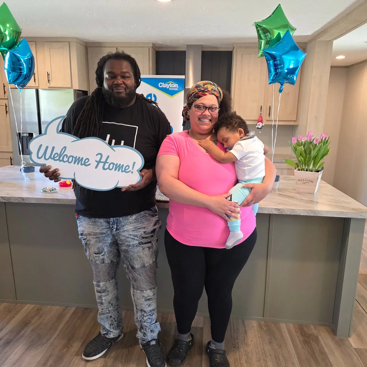 Lewis M. welcome home image
