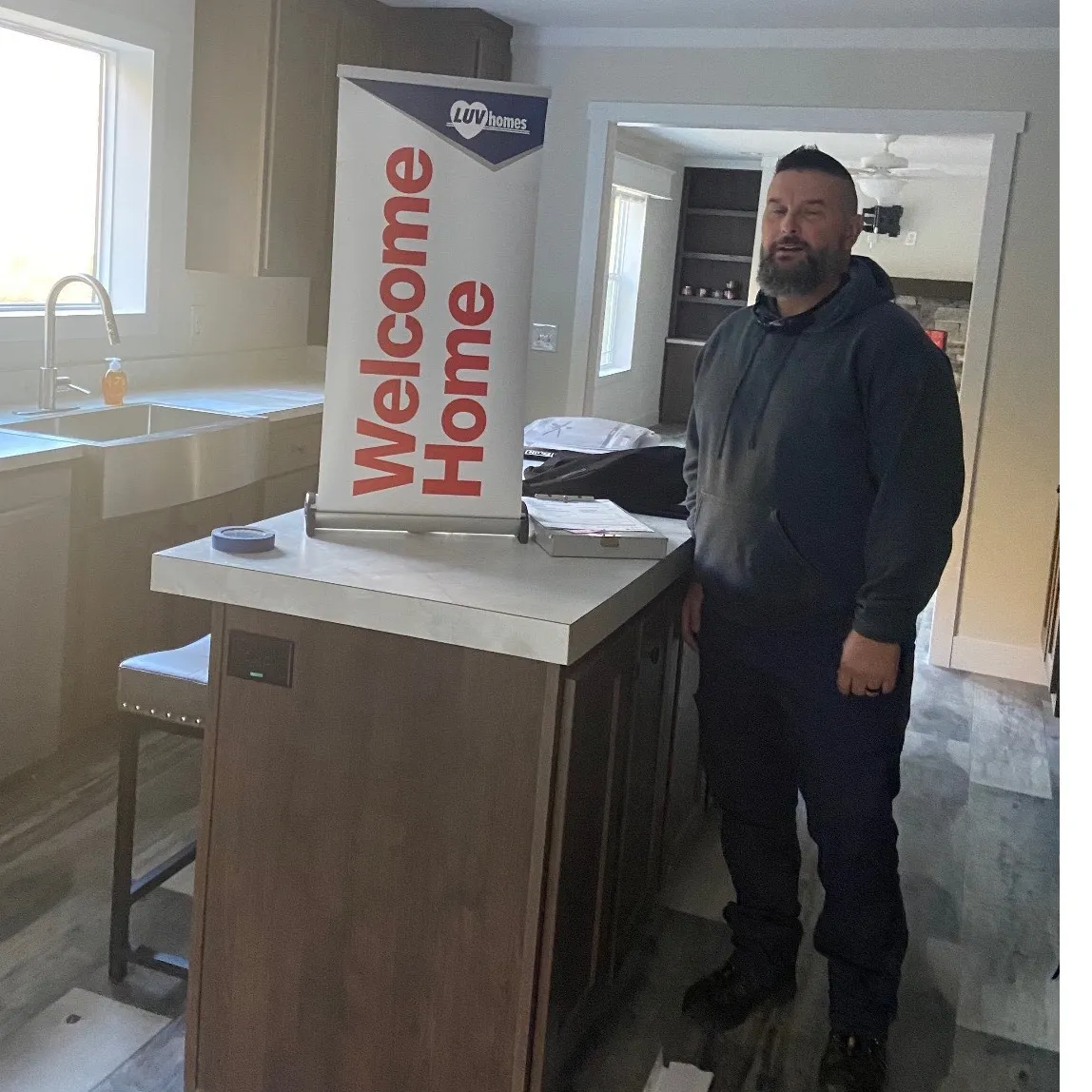 ALVIN B. welcome home image