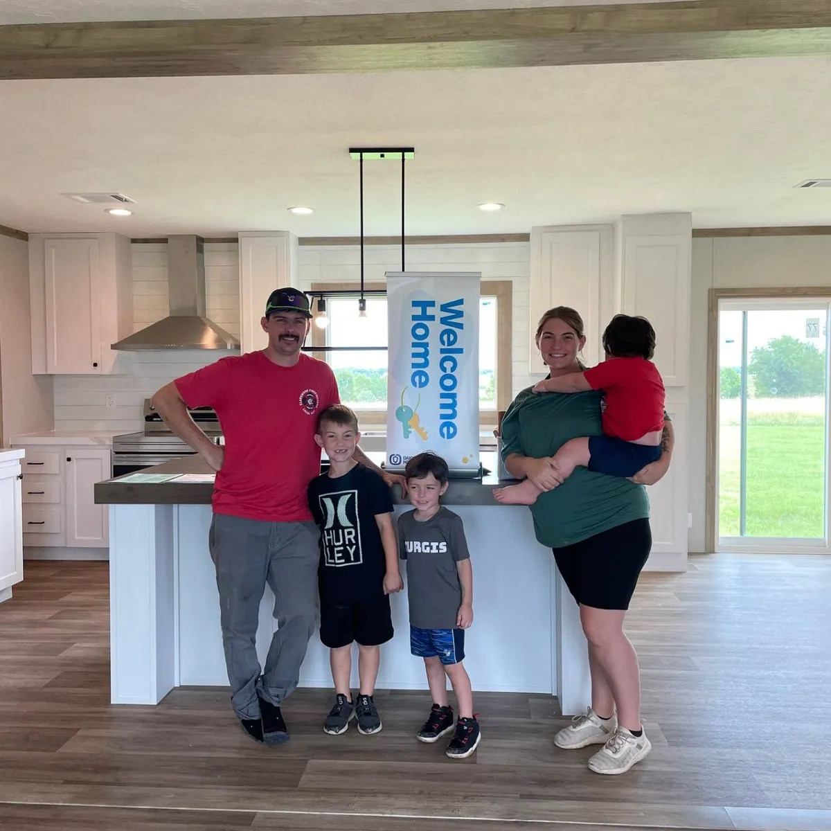 Wesley P. welcome home image