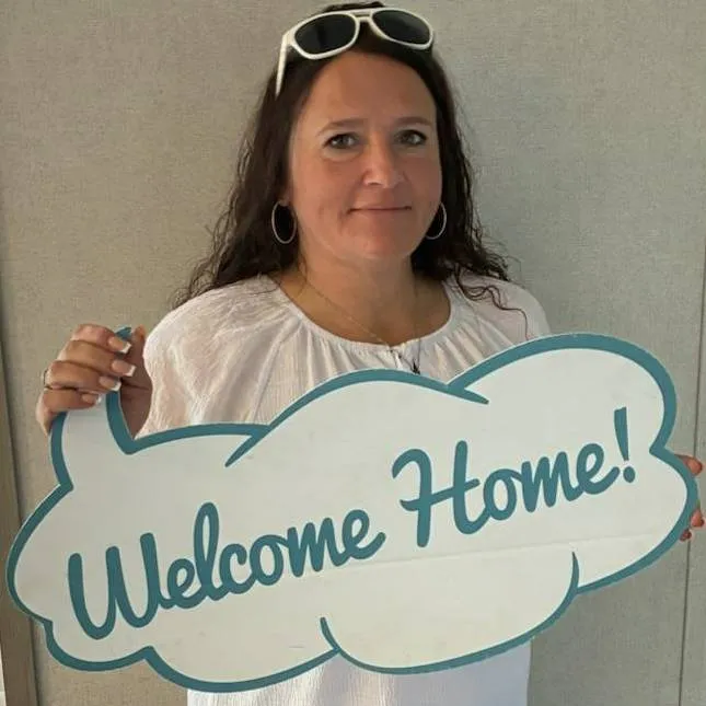 BARBARA M. welcome home image
