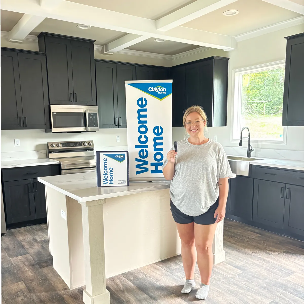 CHANDLER V. welcome home image