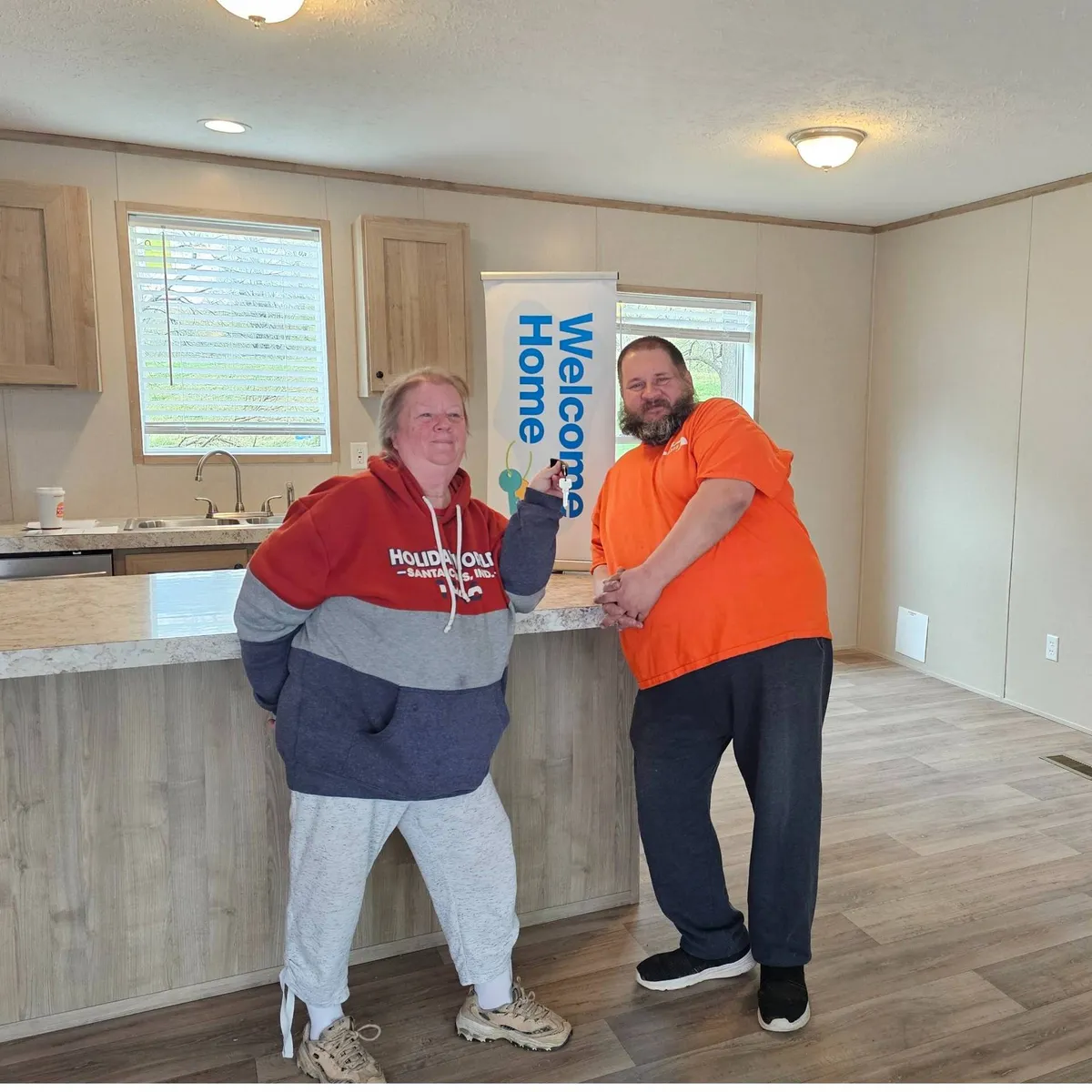 WILLIAM E. welcome home image