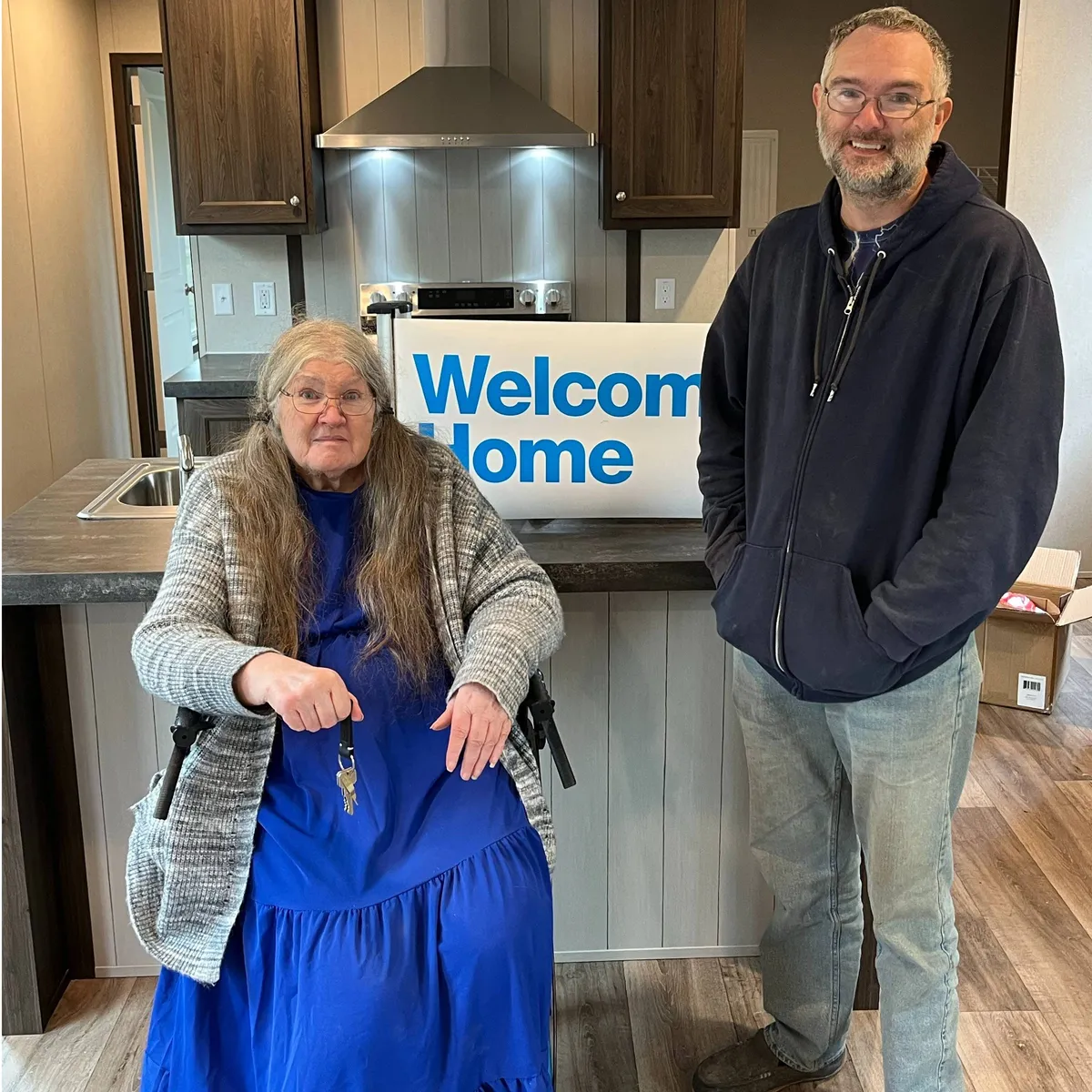 LEONDA P. welcome home image