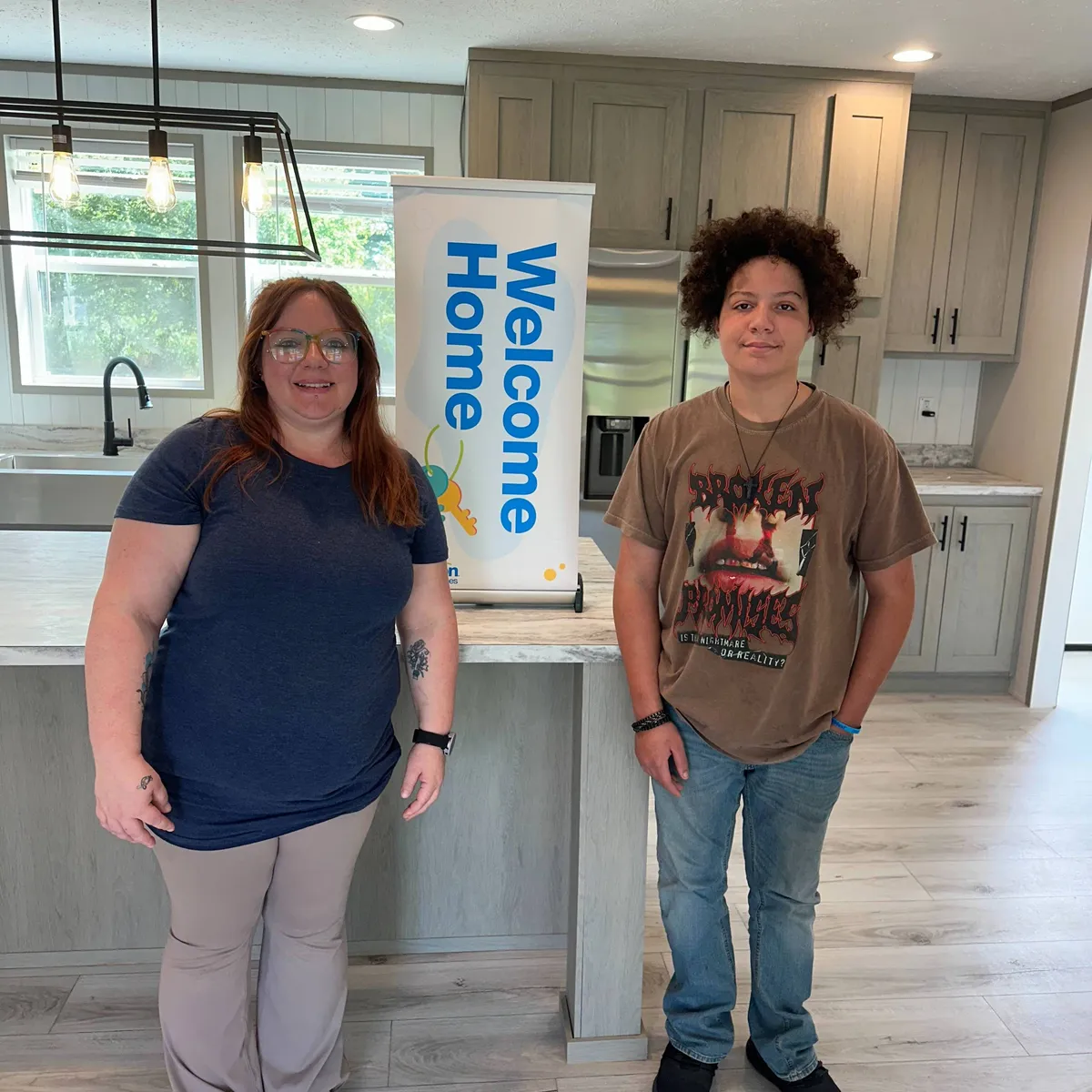 Brittany A. welcome home image