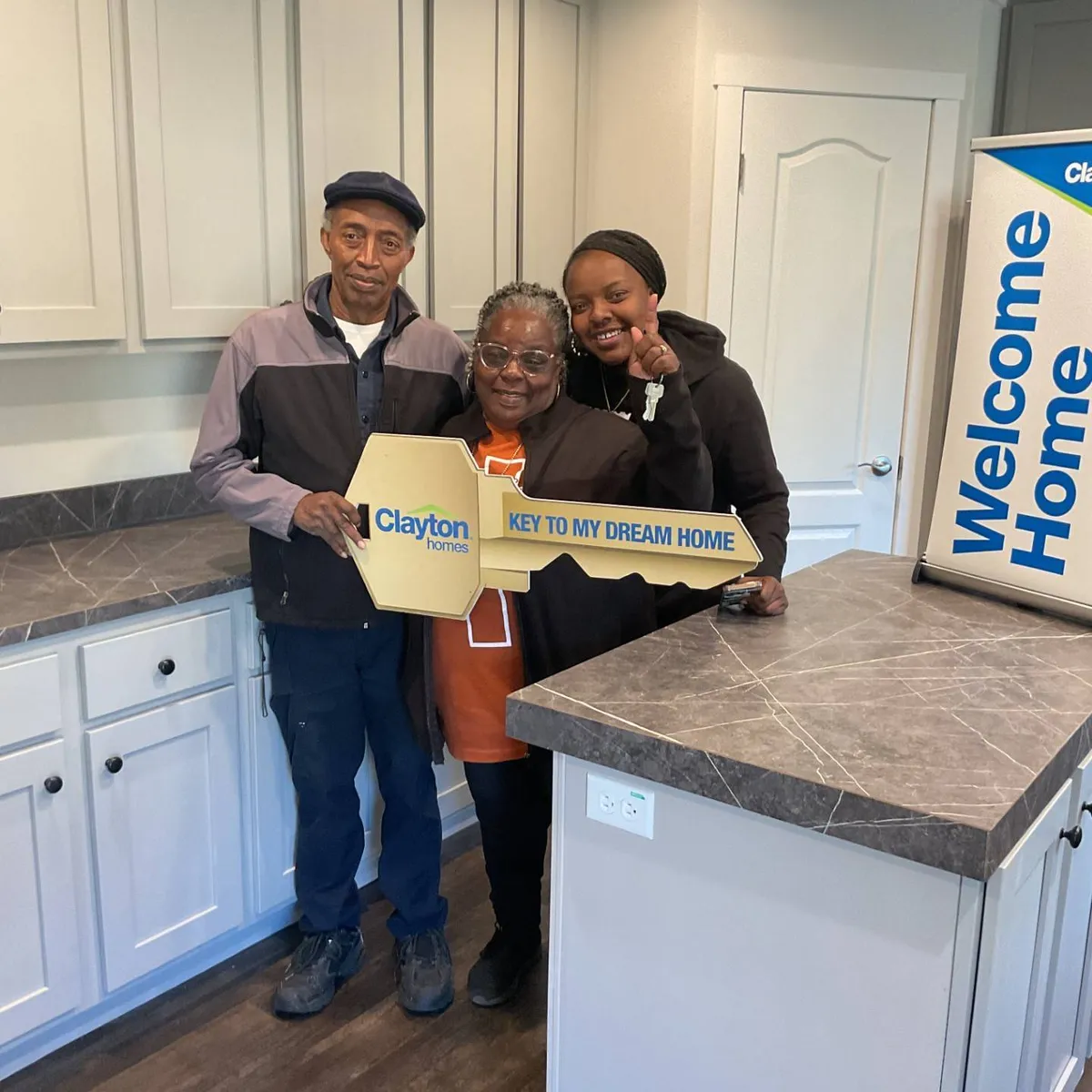 Freddie P. welcome home image