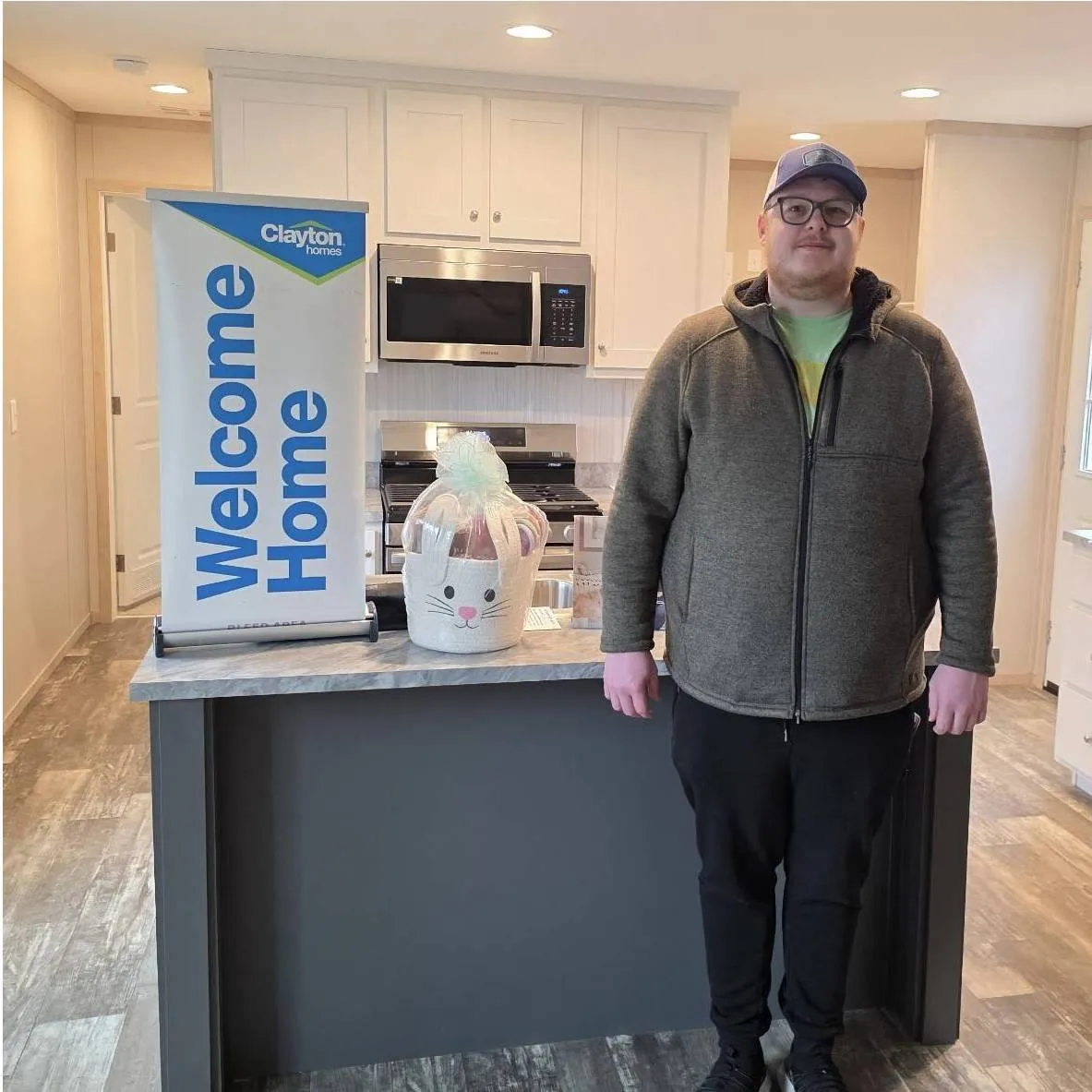 ADAM V. welcome home image