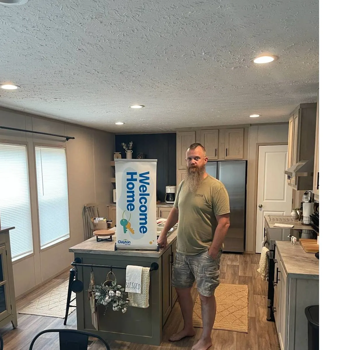 WARREN B. welcome home image
