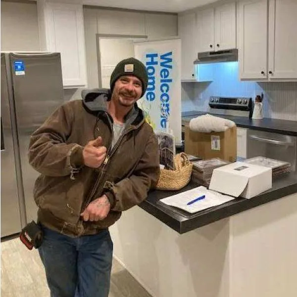 Franklin P. welcome home image