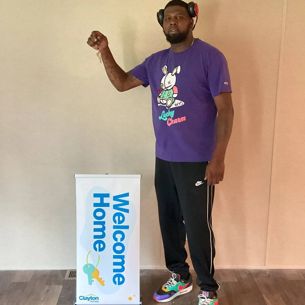 MELVIN M. welcome home image