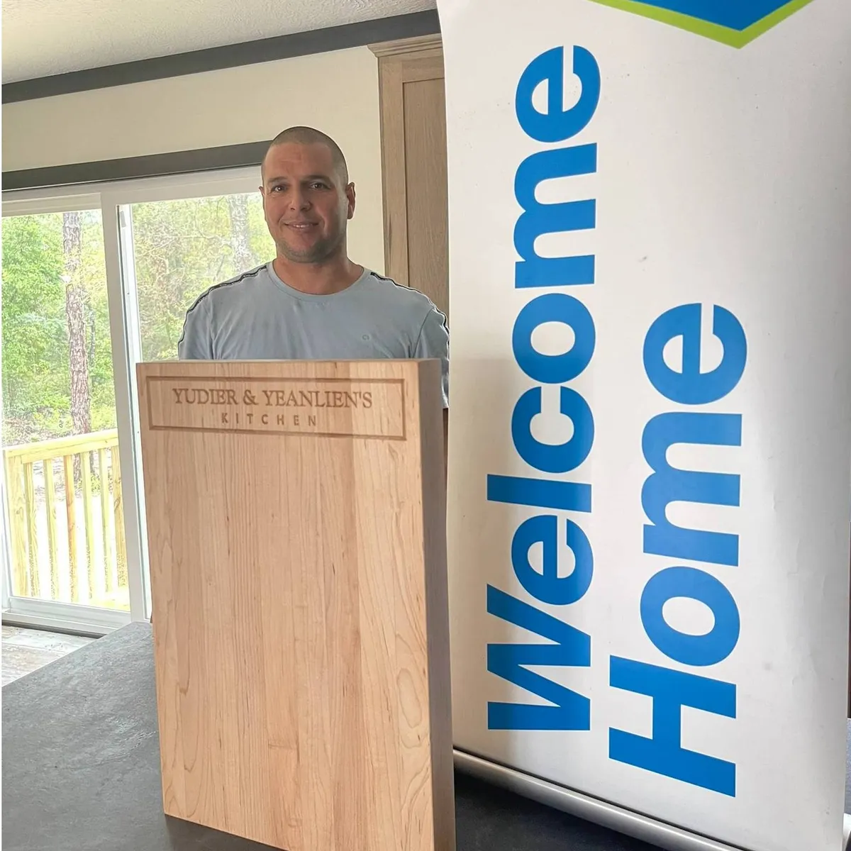 YUDIER D. welcome home image