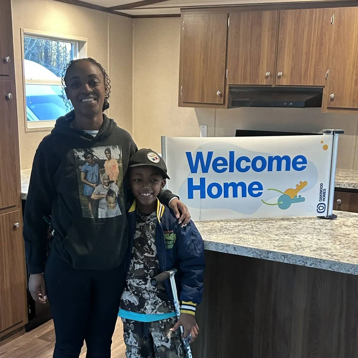 Kizzetta R. welcome home image