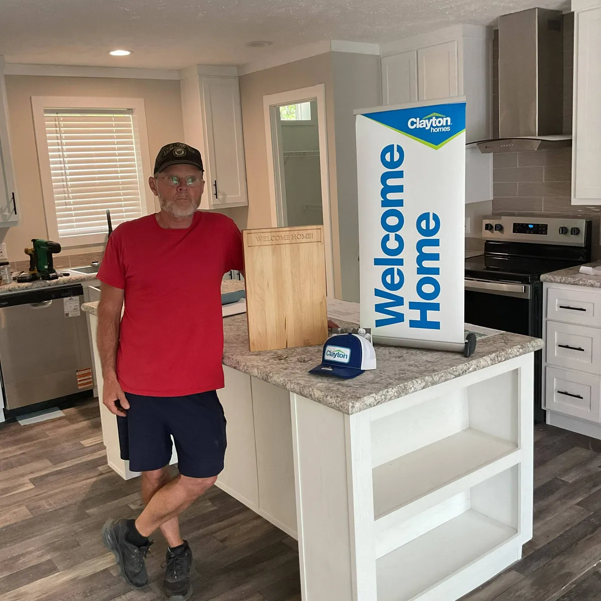 Larry J. welcome home image
