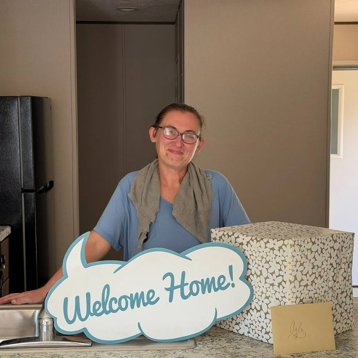 JAMES W. welcome home image