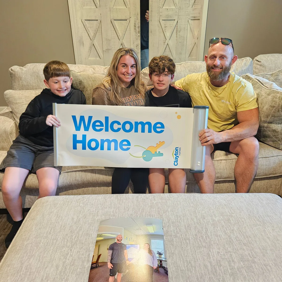 CHRISTOPHER H. welcome home image