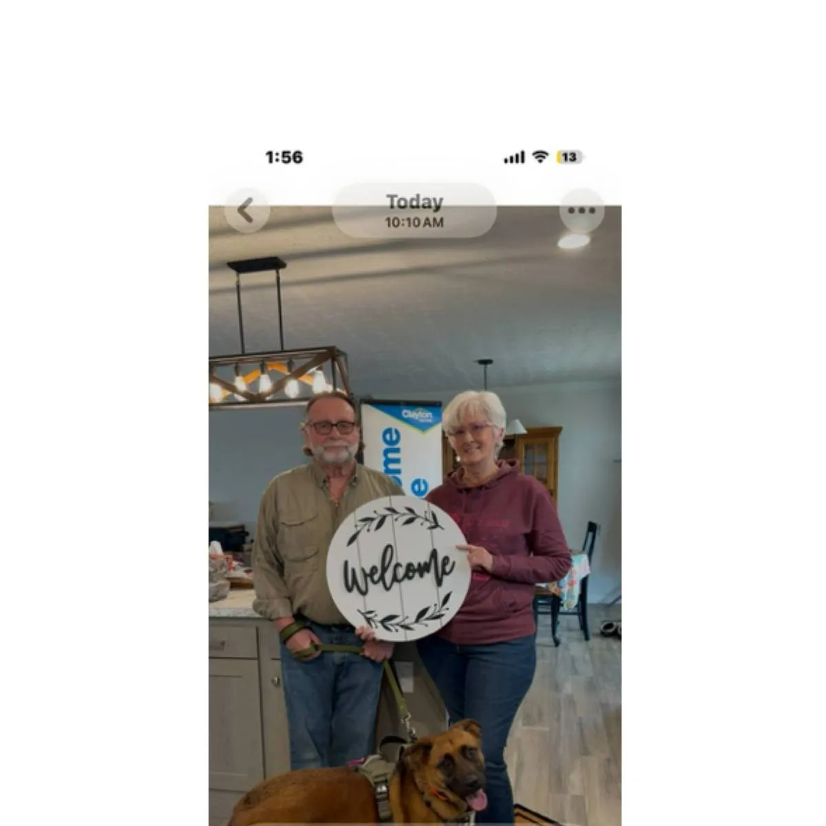 WILLIAM Y. welcome home image