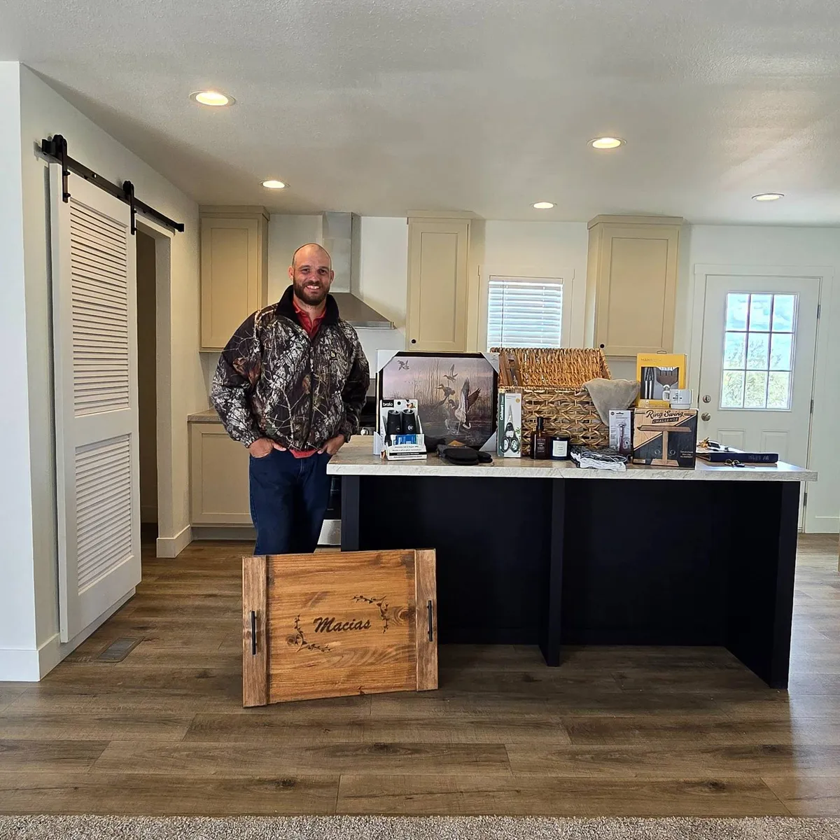 Trever V. welcome home image