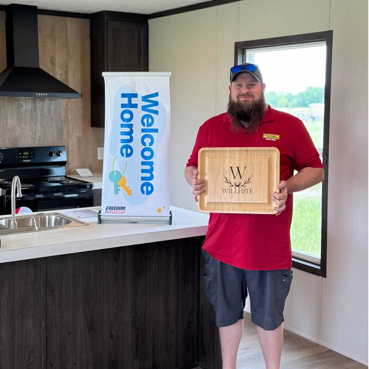 Jordan W. welcome home image