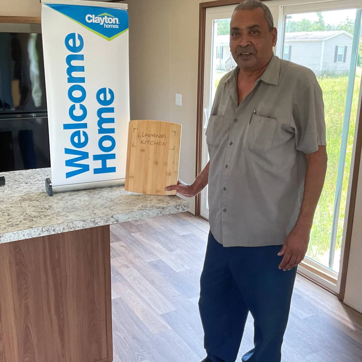 LAWRENCE M. welcome home image