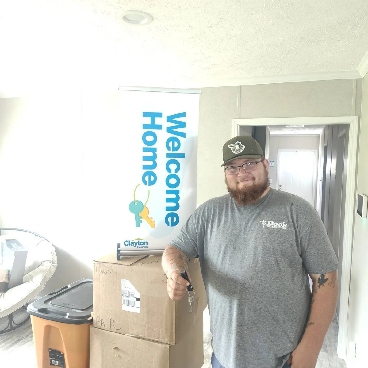 TIMOTHY H. welcome home image