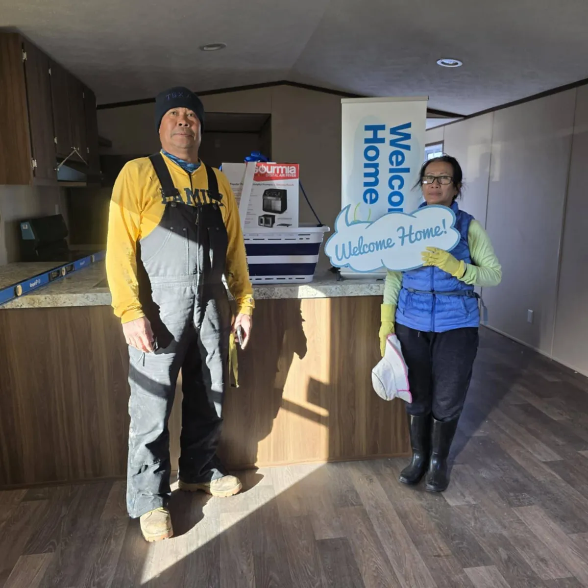 Emmanuel F. welcome home image