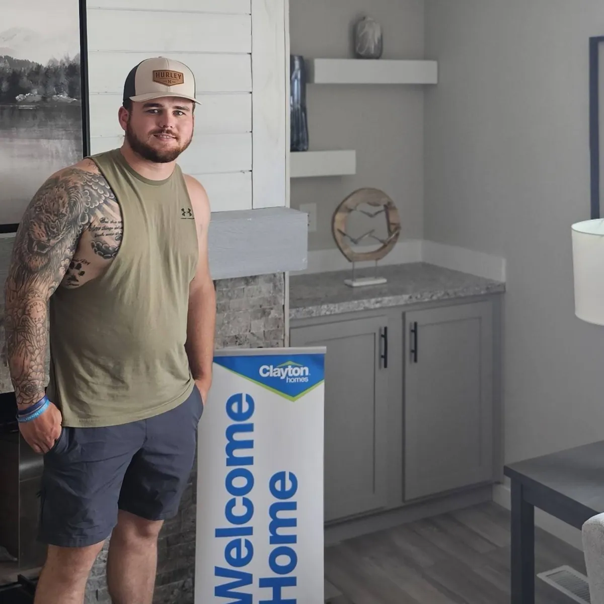 CALEB B. welcome home image