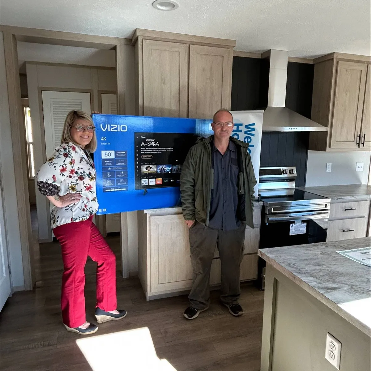 ROBERT M. welcome home image