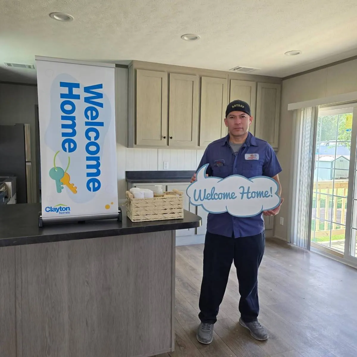 EDGAR C. welcome home image