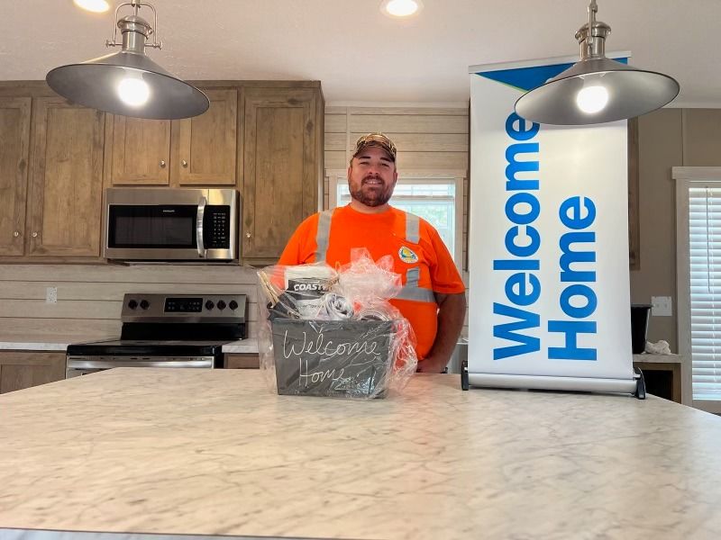 LARRY E. welcome home image