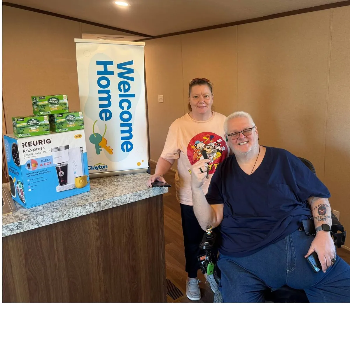 JAMES W. welcome home image