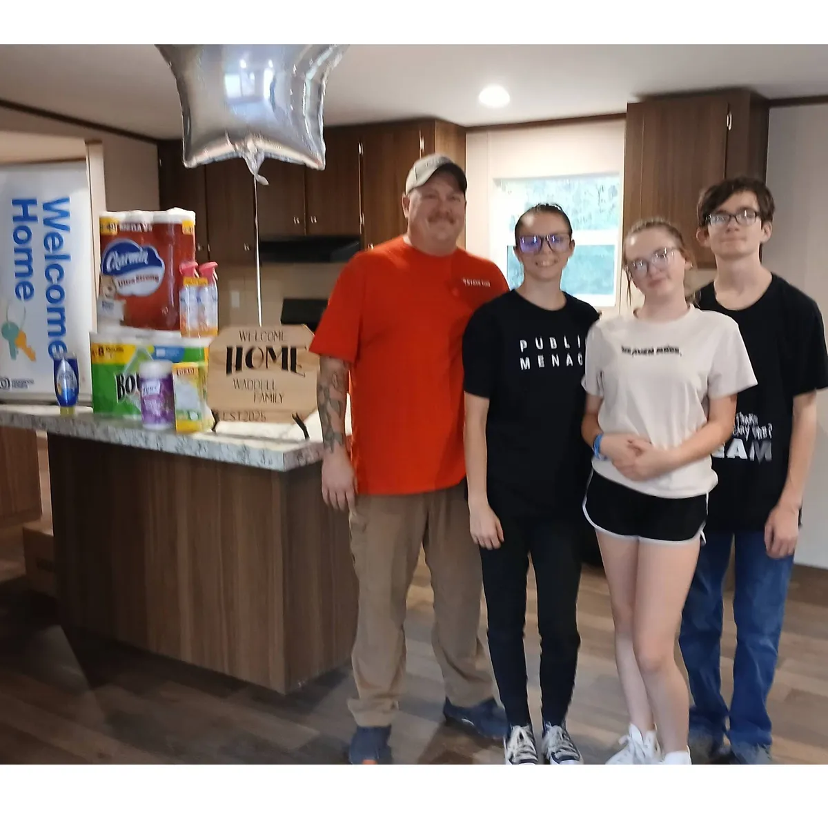 Joshua W. welcome home image