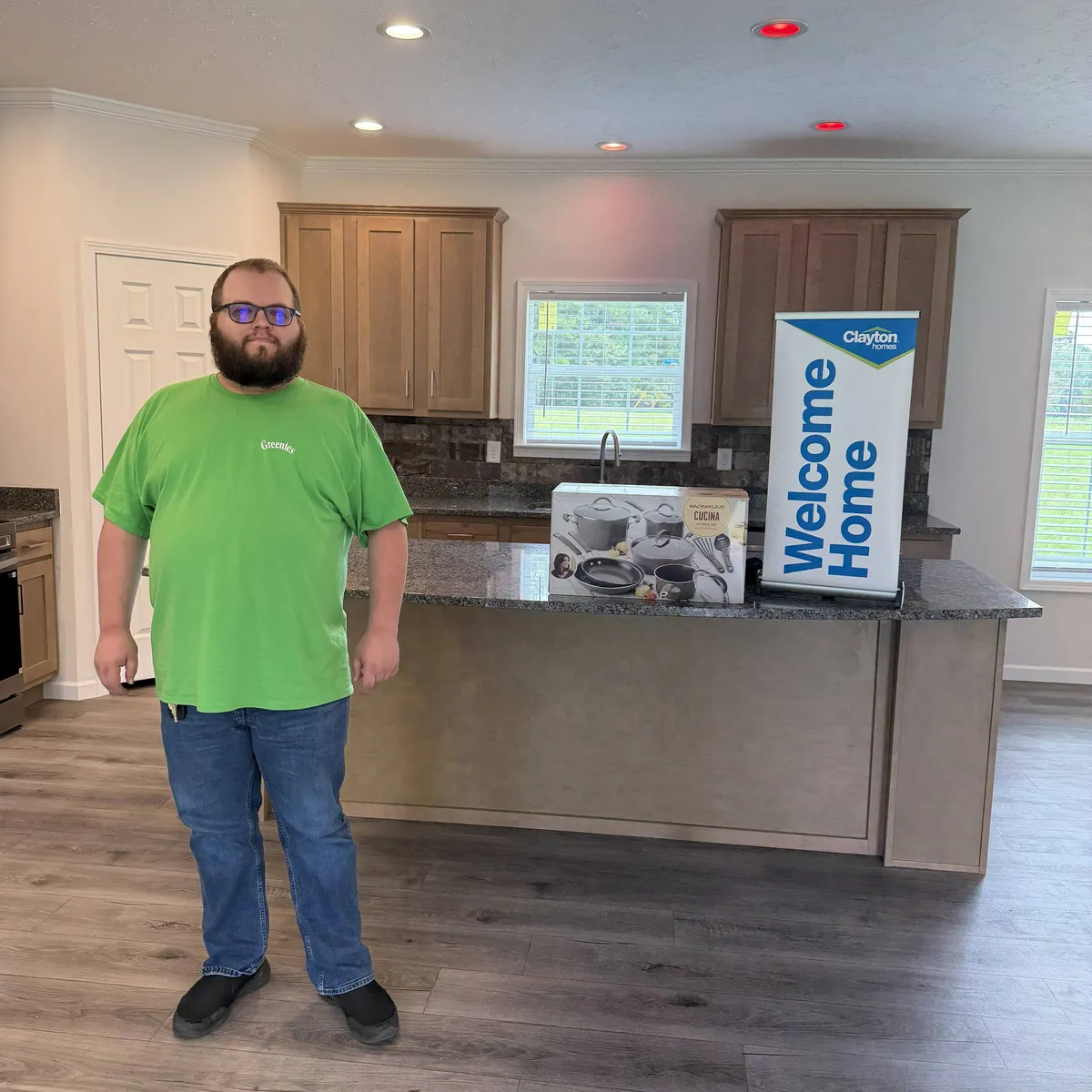 Kyle L. welcome home image
