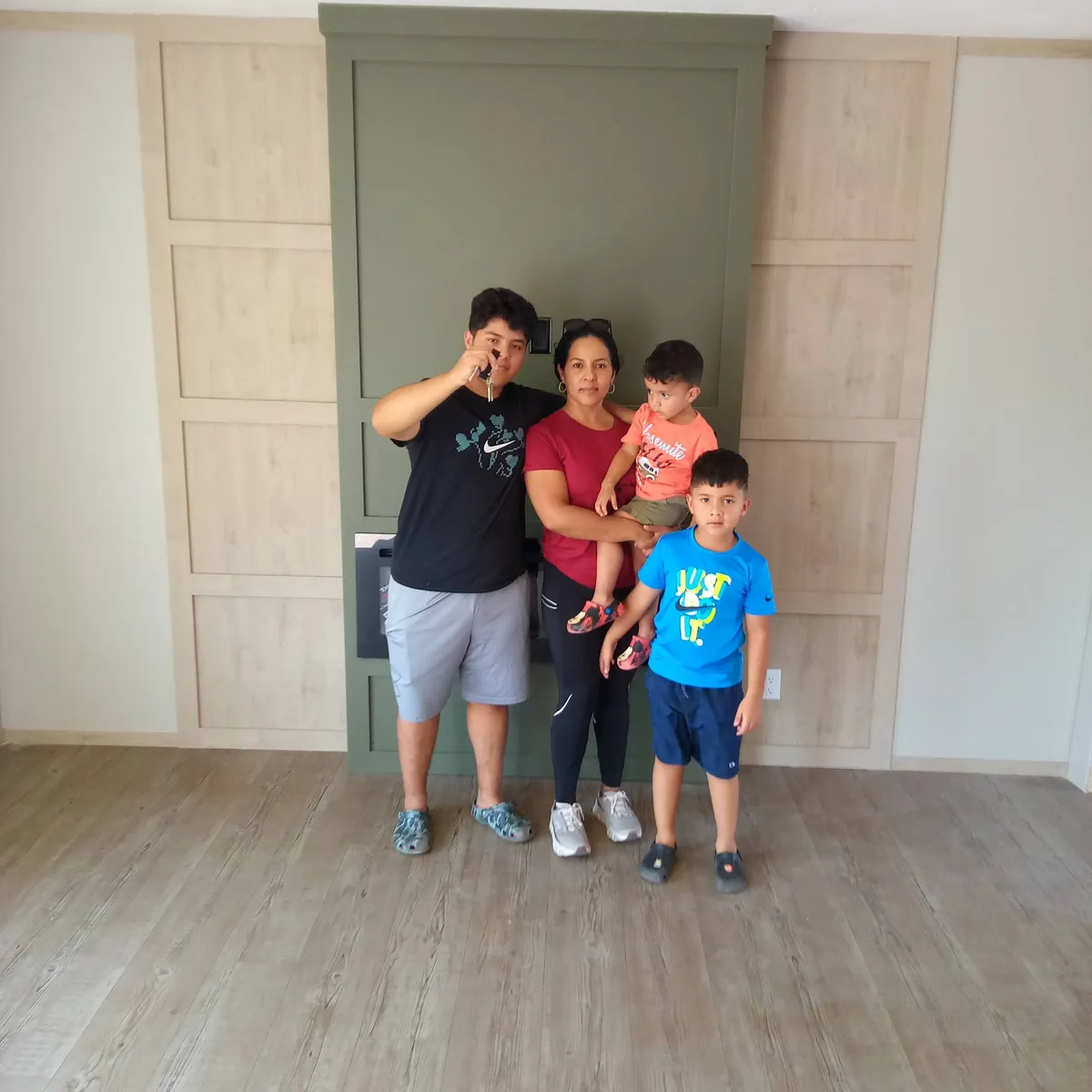 Alfred M. welcome home image