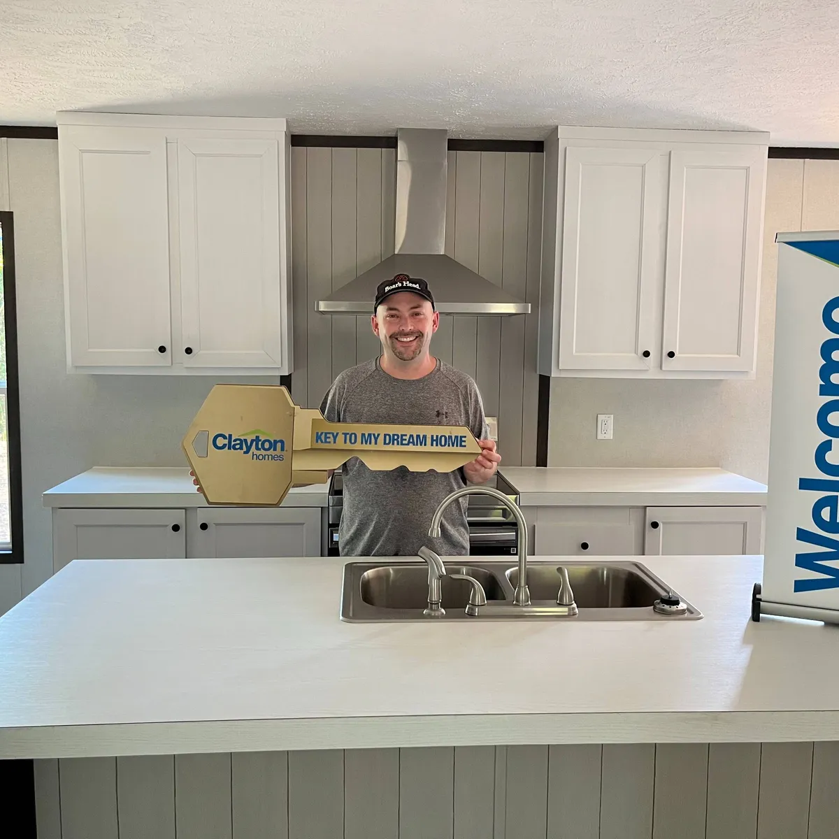 WILLIAM H. welcome home image